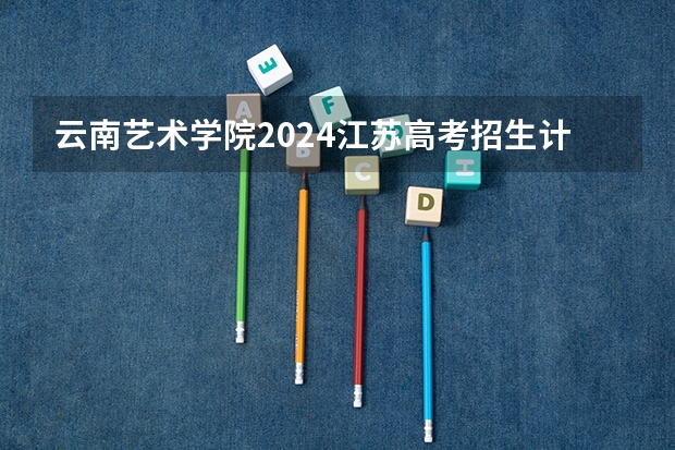 云南艺术学院2024江苏高考招生计划详解