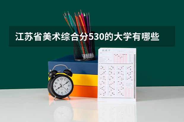 江苏省美术综合分530的大学有哪些？