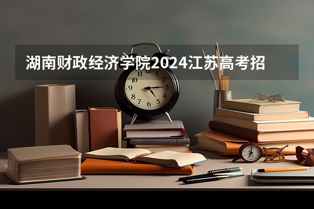 湖南财政经济学院2024江苏高考招生计划详解