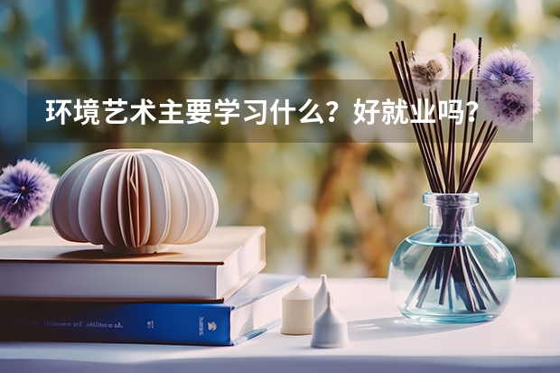 环境艺术主要学习什么？好就业吗？