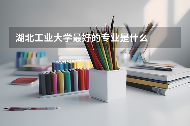 湖北工业大学最好的专业是什么