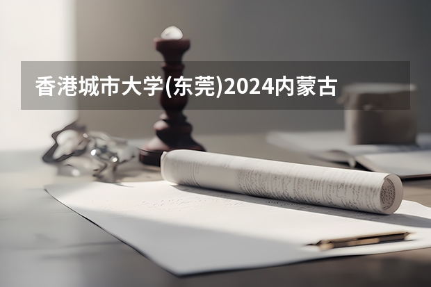 香港城市大学(东莞)2024内蒙古高考招生计划详解