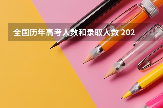 全国历年高考人数和录取人数 2023年本科录取率