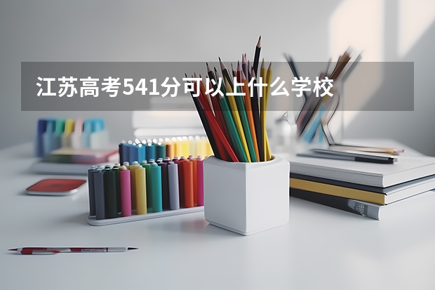 江苏高考541分可以上什么学校
