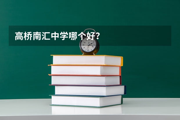 高桥南汇中学哪个好？