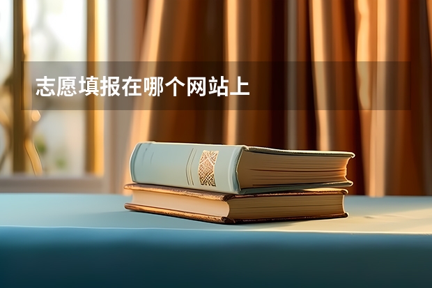 志愿填报在哪个网站上