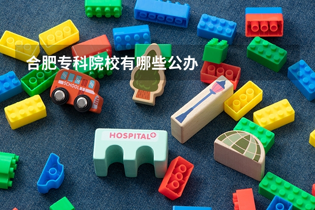 合肥专科院校有哪些公办