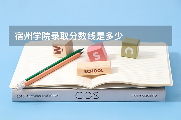 宿州学院录取分数线是多少