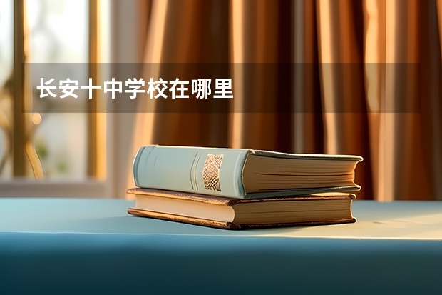 长安十中学校在哪里