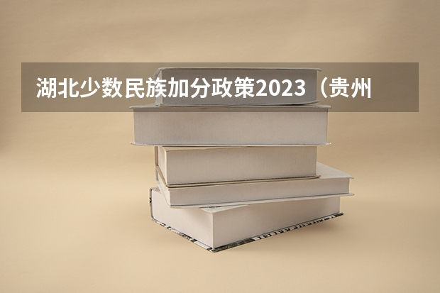 湖北少数民族加分政策2023（贵州高考少数民族加分政策）