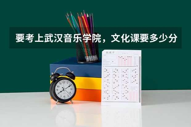 要考上武汉音乐学院，文化课要多少分，专业课要多少分？