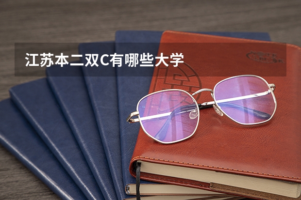 江苏本二双C有哪些大学