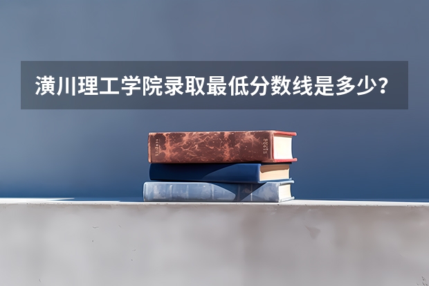 潢川理工学院录取最低分数线是多少？