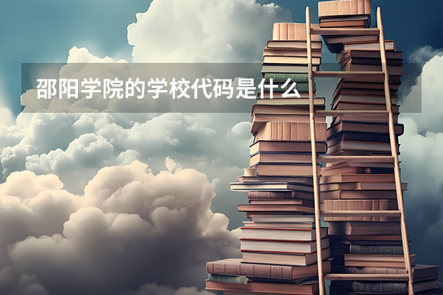邵阳学院的学校代码是什么
