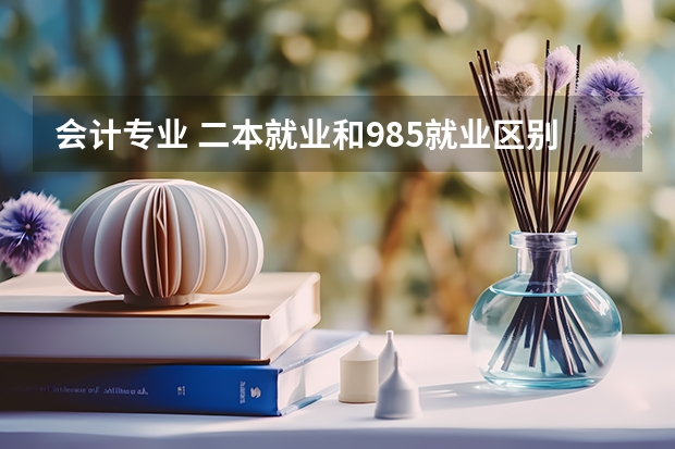 会计专业 二本就业和985就业区别大吗