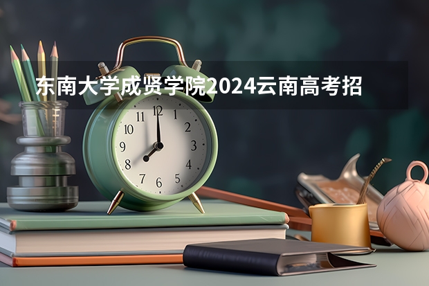 东南大学成贤学院2024云南高考招生计划详解