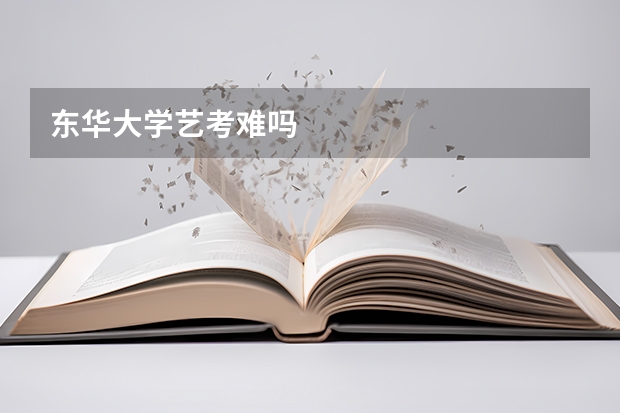 东华大学艺考难吗