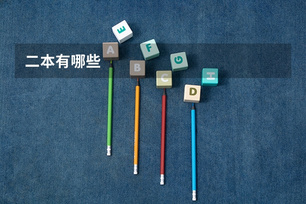 二本有哪些