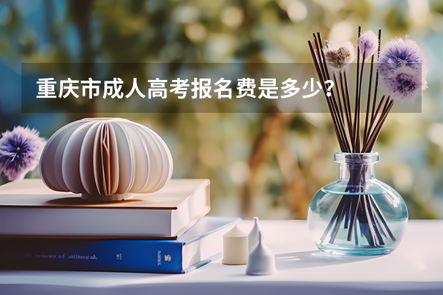 重庆市成人高考报名费是多少？