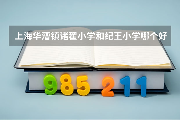 上海华漕镇诸翟小学和纪王小学哪个好