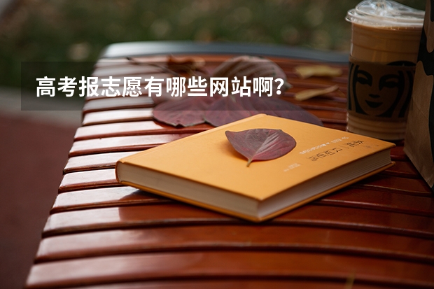 高考报志愿有哪些网站啊？
