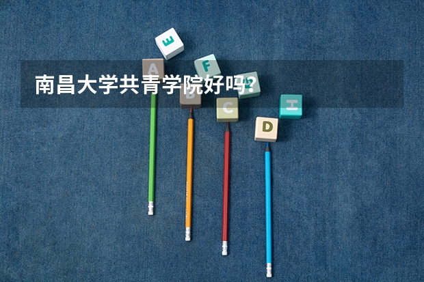 南昌大学共青学院好吗？