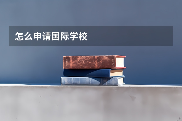 怎么申请国际学校