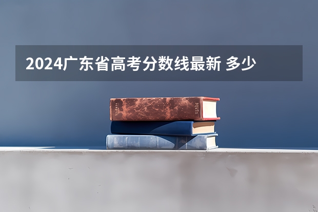 2024广东省高考分数线最新 多少分能上一本