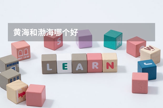 黄海和渤海哪个好
