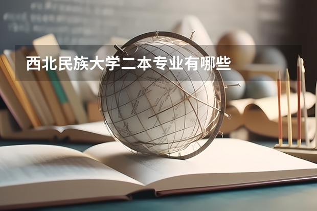 西北民族大学二本专业有哪些