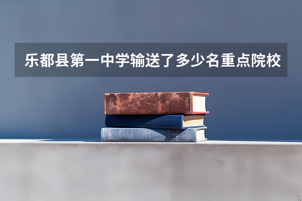 乐都县第一中学输送了多少名重点院校学生？