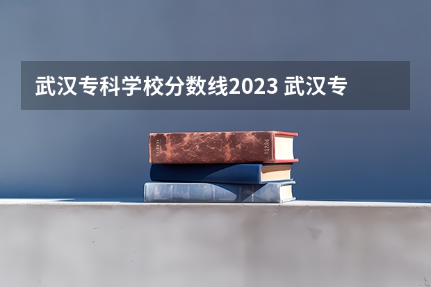 武汉专科学校分数线2023 武汉专科公办学校分数线