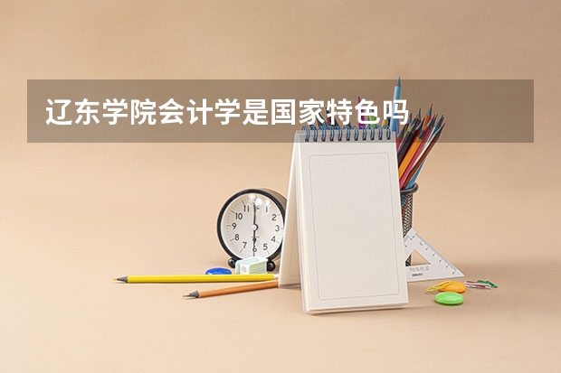 辽东学院会计学是国家特色吗