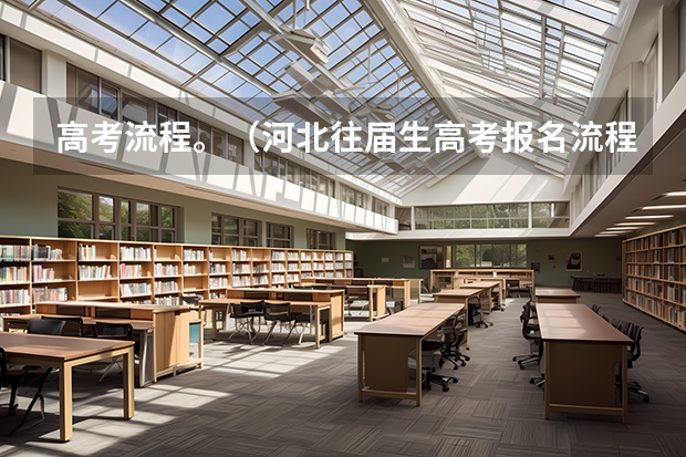 高考流程。（河北往届生高考报名流程）