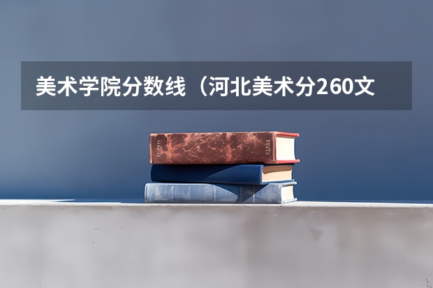 美术学院分数线（河北美术分260文化380能上的大学）