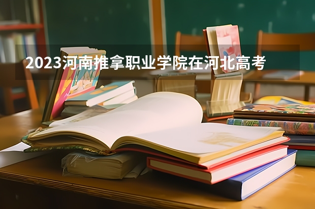 2023河南推拿职业学院在河北高考专业招生计划人数
