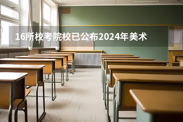 16所校考院校已公布2024年美术类录取线~（北京工业大学 艺术设计学院 是几类本）