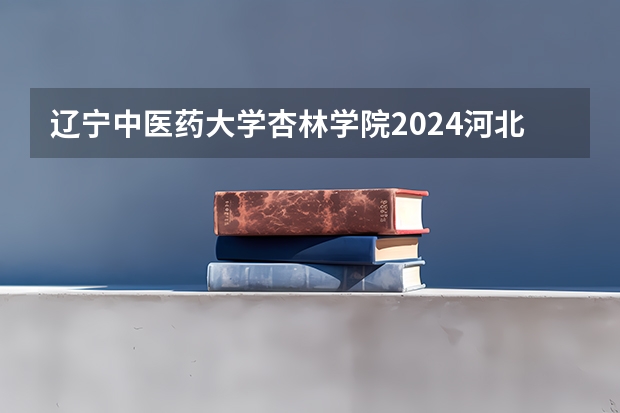 辽宁中医药大学杏林学院2024河北高考招生计划详解
