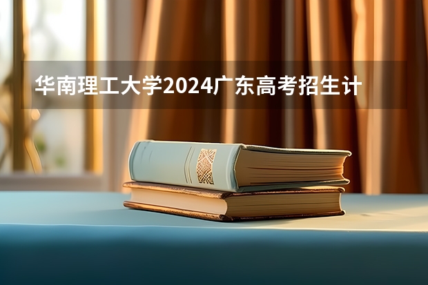 华南理工大学2024广东高考招生计划详解