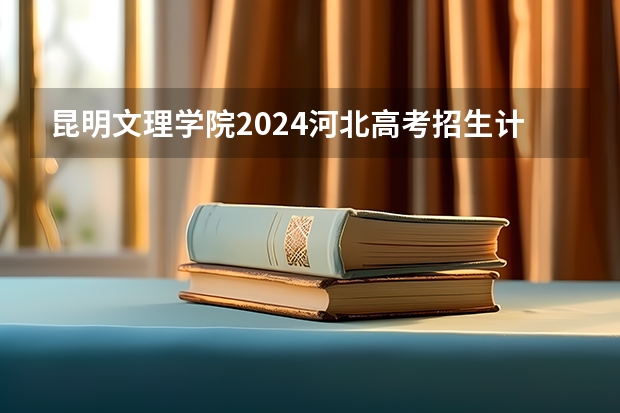 昆明文理学院2024河北高考招生计划详解