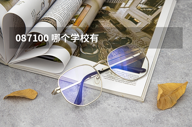 087100 哪个学校有