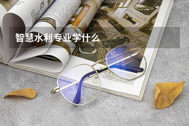 智慧水利专业学什么