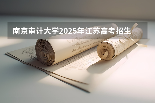 南京审计大学2025年江苏高考招生计划预测