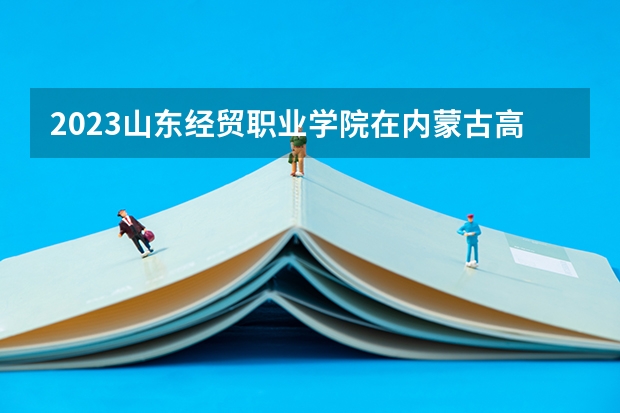 2023山东经贸职业学院在内蒙古高考专业招生计划人数