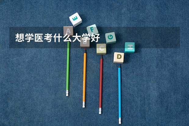 想学医考什么大学好