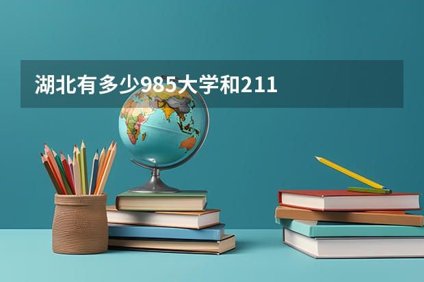 湖北有多少985大学和211
