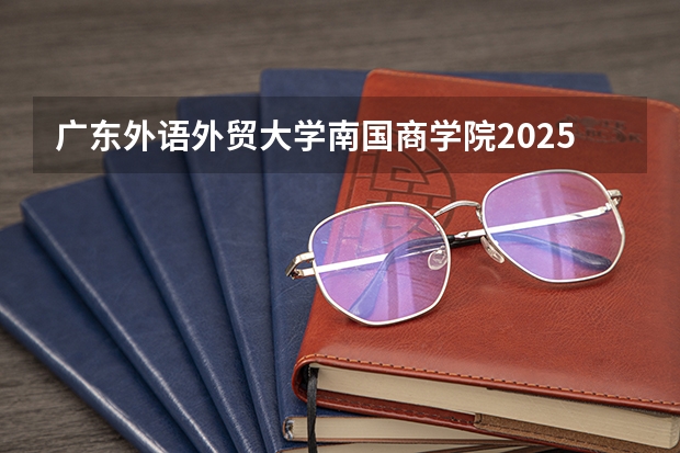 广东外语外贸大学南国商学院2025年安徽高考招生计划预测