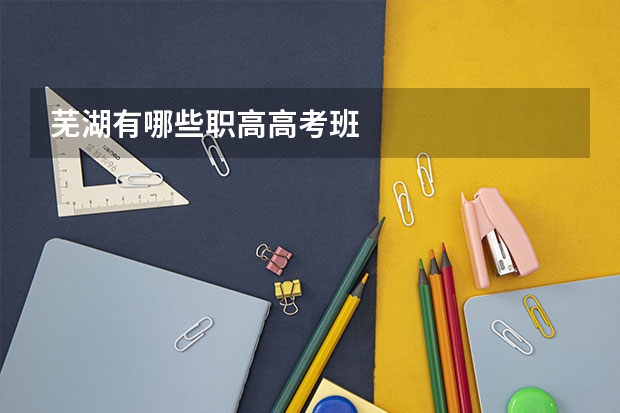 芜湖有哪些职高高考班