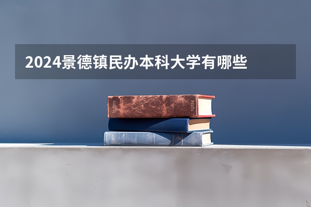 2024景德镇民办本科大学有哪些