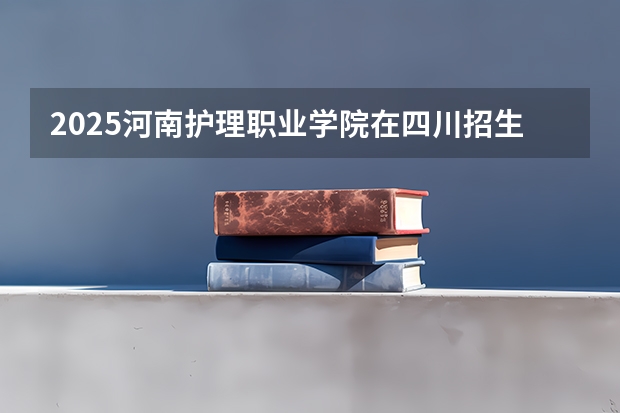 2025河南护理职业学院在四川招生计划是什么（2026参考）
